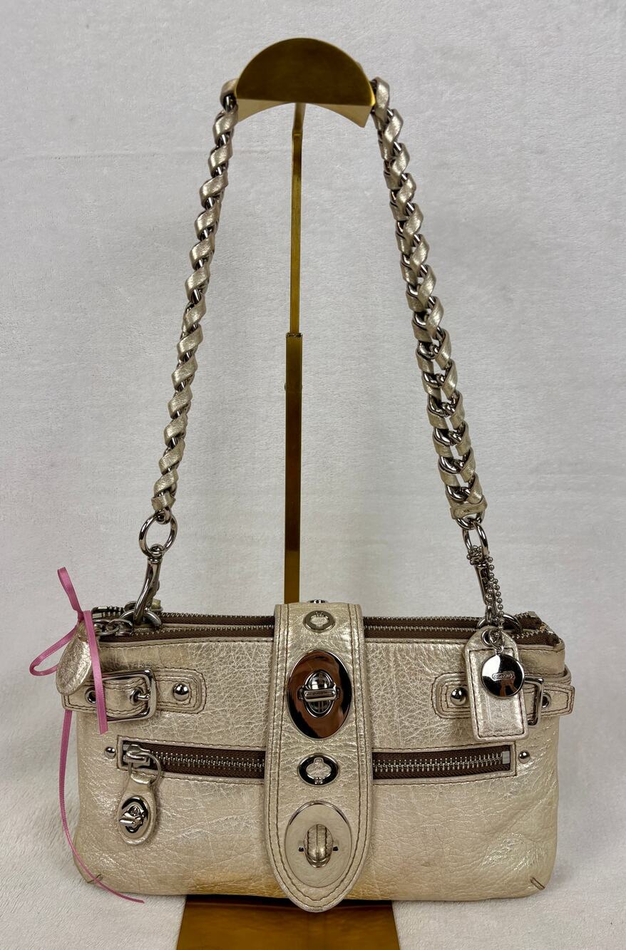 Coach RARE Legacy 65th Anniversary Limited Edition Bridgit in Metallic Leather